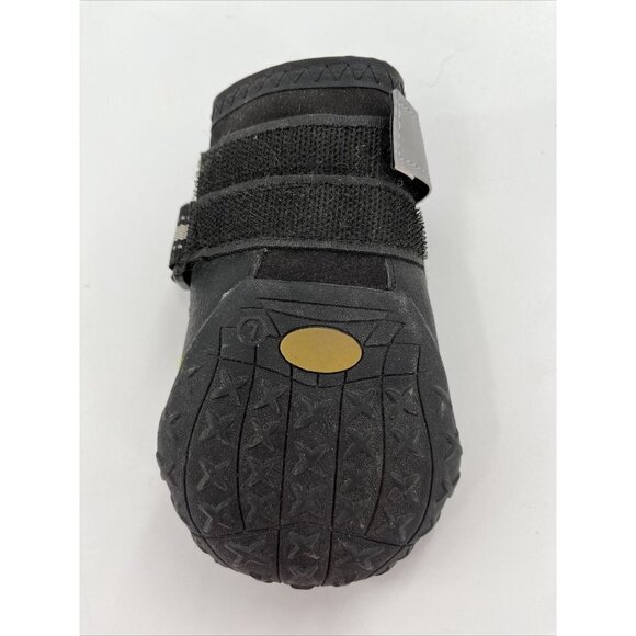 Dog Boots Waterproof Shoes Reflective Strips Rugged Anti Slip Sole 2.8"x3.2" - Picture 3 of 7